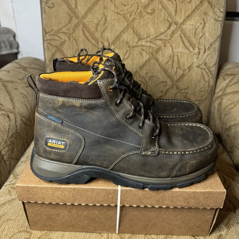 Ariat Edge LTE Chukka Waterproof Composite Toe Work Boot -Men's Size 13EE‎ Nice!